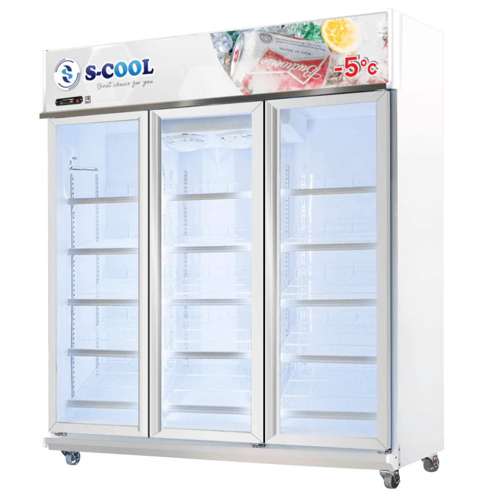 ตู้แช่เครื่องดื่ม 3 ประตู S-COOL SM-163C (-5) 49.1 คิว สีขาว (พรีออเดอร์ 7-10 วัน)_0